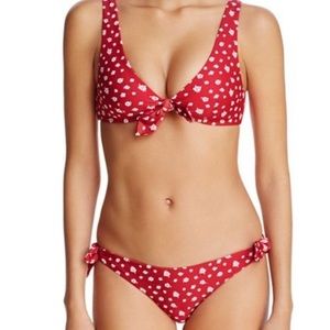 Minkpink floral dot bikini (top + bottom)